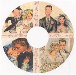Vintage Wedding CD label
