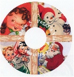 Vintage Christmas Vol 5 CD label