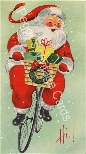 Vintage Santa on Bike image