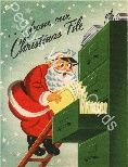 Vintage Santa and file cabinet image