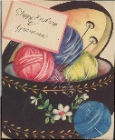 Vintage Knitting box image