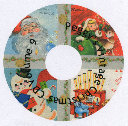 Vintage Christmas Greeting Cards Volume 9 CD label