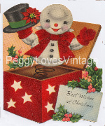 Vintage Snowman Jack in the box image